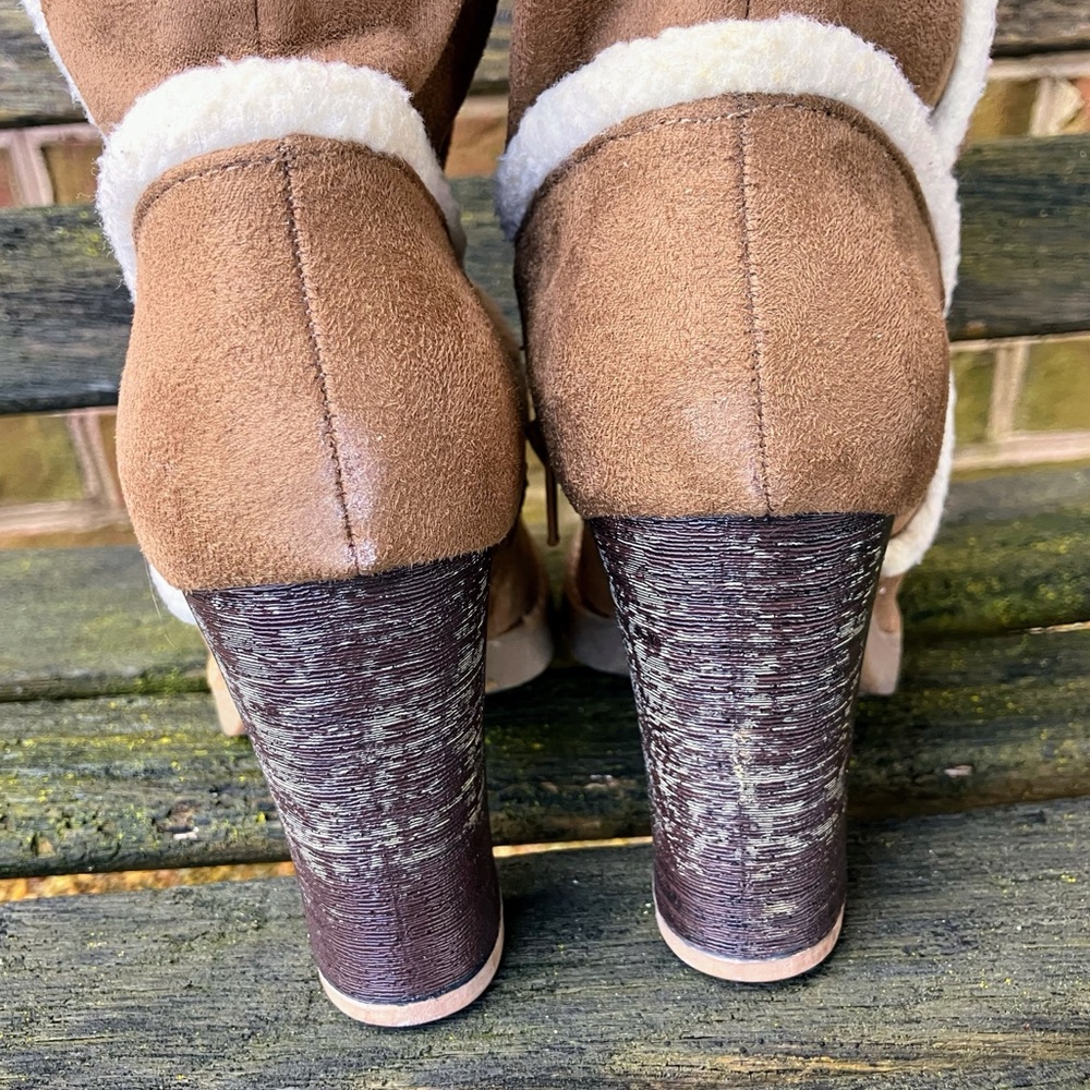 GUC Fioni Tan Knee High Womens Boots - Picture 9 of 16